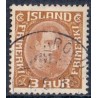 Island. 1931-33. Chr. X Ny gravering. 3 Aur. AFA nr. 157  **  postfrisk st. stemplet FDC