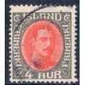 Island. 1931-33. Chr. X Ny gravering. 4 Aur. AFA nr. 158  **  postfrisk st. stemplet FDC