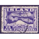 Island. 1934. Luftpost. 25 Aur. AFA nr. 177A  **  postfrisk st. stemplet FDC