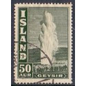 Island. 1938-39. Geysir 50 Aur. AFA nr. 198 **   postfrisk st. stemplet FDC