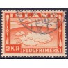 Island. 1934. Luftpost. 2 kr. AFA nr. 180  st. **  postfrisk st. stemplet FDC
