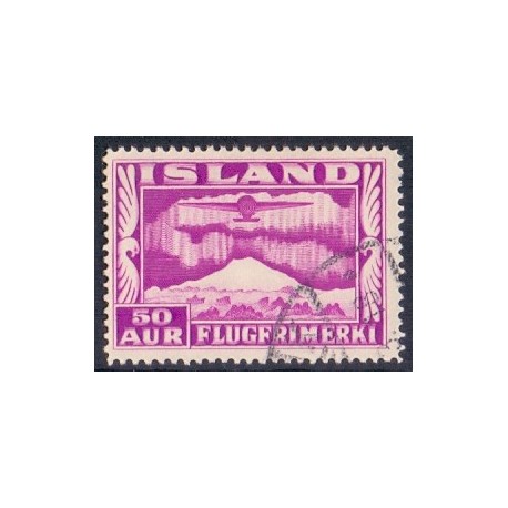 Island. 1934. Luftpost. tk. 14, 50 Aur. AFA nr. 178 **  postfrisk st. stemplet FDC