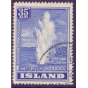 Island. 1938-39. Geysir 35 Aur. AFA nr. 196 ** postfrisk st. stemplet FDC
