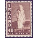 Island. 1938-39. Geysir 40 Aur. AFA nr. 197 **postfrisk st. stemplet FDC