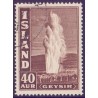 Island. 1938-39. Geysir 40 Aur. AFA nr. 197 **postfrisk st. stemplet FDC
