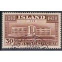 Island. 1938. Reykjavik universitet. 30 Aur. AFA nr. 203 **  postfrisk st. stemplet FDC