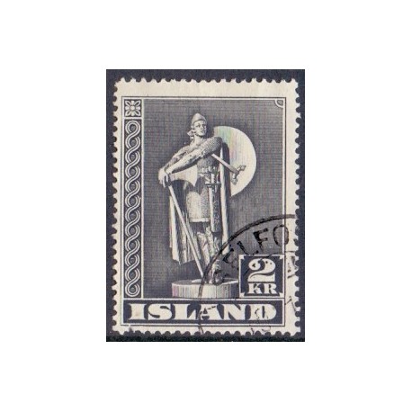 Island. 1939. Thorfinn Karlsefni. AFA nr. 215 **  postfrisk st. stemplet FDC