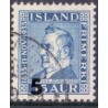 Island. 1939. Jochumsson provisorium. AFA nr. 205 **  postfrisk st. stemplet FDC