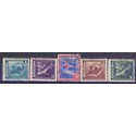 Island. 1939. Fisk- og flagserie. AFA nr. 210-14 **  postfrisk st. stemplet FDC