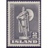 Island. 1947. Thorfinn Karlsefni. Tk. 11 1/2  AFA nr. 215B ** postfrisk st. stemplet FDC
