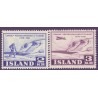 Island. 1951. Det Islandske postvæsen, komplet sæt. AFA nr. 274-75 **  postfrisk st. stemplet FDC