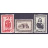 Island. 1956, Skalholt bispesæde.  AFA nr. 301-03  **  postfrisk st. stemplet FDC