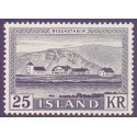 Island. 1957. Præsidentboligen Bessastadir.  AFA nr. 320  **  postfrisk st. stemplet FDC