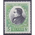 Island. 1957. Jonas Hallgrimsson.  AFA nr. 323 ** postfrisk st. stemplet FDC