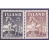 Island. 1958. Den Islandske hest.  AFA nr. 326-27 ** postfrisk st. stemplet FDC