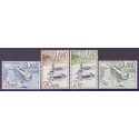Island. 1959. Laks og edderfugle, komplet serie. AFA nr. 336-39 ** postfrisk st. stemplet FDC