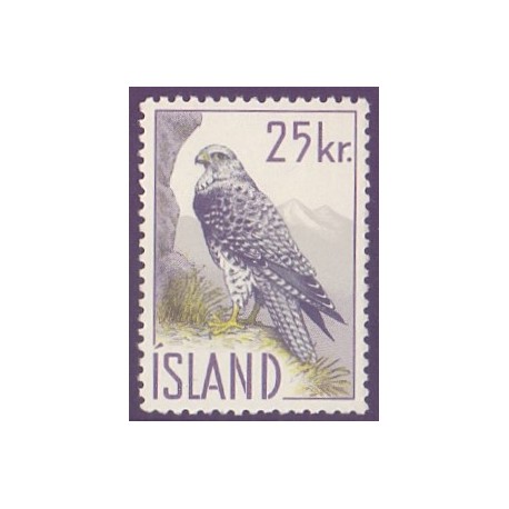 Island. 1960. Islandsk falk. AFA nr. 340 ** postfrisk st. stemplet FDC