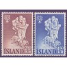 Island. 1960. Verdensflygtningeåret. AFA nr. 341-42 ** postfrisk st. stemplet FDC