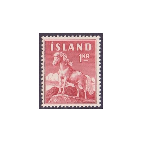 Island. 1960. Suppleringsværdi. AFA nr. 343 ** postfrisk st. stemplet FDC