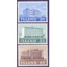 Island. 1962. Bygningsværker. AFA nr. 362-64 ** postfrisk st. stemplet FDC