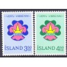 Island. 1964. Spejderfrimærker. AFA nr. 379-80 ** postfrisk st. stemplet FDC