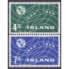 Island. 1965. UIT's Jubilæum. AFA nr. 391-92 ** postfrisk st. stemplet FDC