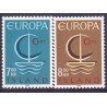 Island. 1966, Europamærker / CEPT. AFA nr. 405-06 ** postfrisk st. stemplet FDC