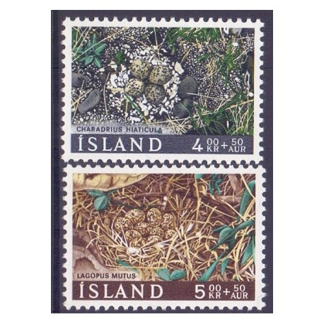 Island. 1967. Velgørenhedsmærker. AFA nr. 414-15 ** postfrisk st. stemplet FDC