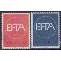 Norge. 1967. EFTA Frihandelsområdet. AFA nr. 564-65 **  stemplet postfrisk FDC