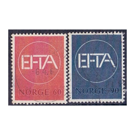 Norge. 1967. EFTA Frihandelsområdet. AFA nr. 564-65 **  stemplet postfrisk FDC
