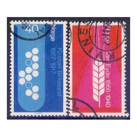 Norge. 1966. Mindeudgaver. AFA nr. 562-63 **  stemplet postfrisk FDC