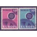 Norge. 1967. Europamærker / CEPT. AFA nr. 568-69 **  stemplet postfrisk FDC
