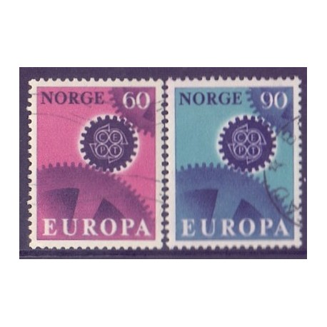 Norge. 1967. Europamærker / CEPT. AFA nr. 568-69 **  stemplet postfrisk FDC