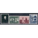 Norge. 1963. Edvard Munchs fødsel. AFA nr. 522-25  **  stemplet postfrisk FDC