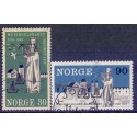 Norge. 1965. Musikselskabet Hamonien. AFA nr. 547-48  **  stemplet postfrisk FDC