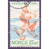 Norge. 1986.  International fredsår. AFA nr. 962  ** stemplet postfrisk FDC