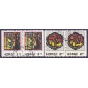 Norge. 1986.  Julemærker i parstykker. AFA nr. 960Cv-61Ch ** stemplet postfrisk FDC