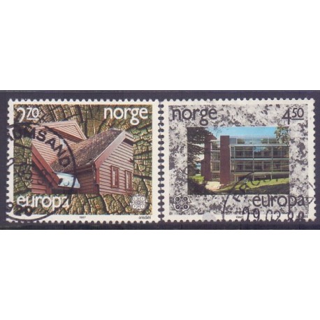 Norge. 1987.  Europamærker / CEPT. AFA nr. 967-68 ** stemplet postfrisk FDC