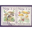 Norge. 1987. Spiselige svampe i parstykke. AFA nr. 971Cv-72Ch ** stemplet postfrisk FDC