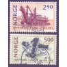 Norge. 1985. Statens havnevæsen og søopmåling. AFA nr. 941-42 ** stemplet postfrisk FDC