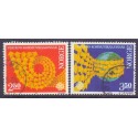 Norge. 1983. Verdenskommunikationsår. AFA nr. 895-96 **  stemplet postfrisk FDC