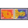 Norge. 1983. Verdenskommunikationsår. AFA nr. 895-96 **  stemplet postfrisk FDC
