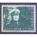 Norge. 1983. Kong Olav V. 80 år. AFA nr. 897 ** stemplet postfrisk FDC