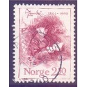 Norge. 1983. Jonas Lies fødsel. AFA nr. 898 ** stemplet postfrisk FDC