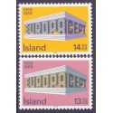 Island. 1969. Europamærker / CEPT. AFA nr. 429-30 ** postfrisk st. stemplet FDC