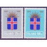 Island. 1969. Island 25-års jubilæum. AFA nr. 431-32 **postfrisk st. stemplet FDC