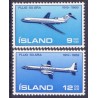 Island. 1969. Islands lufttransport. AFA nr. 433-34 **  postfrisk st. stemplet FDC