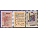 Island. 1970. Håndskrifter. AFA nr. 440-42 ** postfrisk st. stemplet FDC