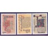 Island. 1970. Håndskrifter. AFA nr. 440-42 ** postfrisk st. stemplet FDC