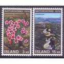 Island. 1970. Naturbeskyttelse. AFA nr. 448-49 ** postfrisk st. stemplet FDC